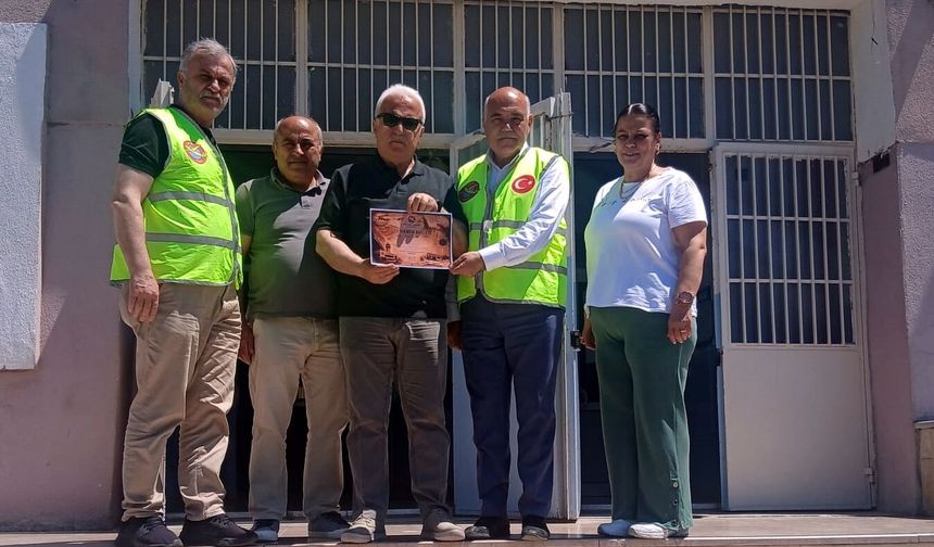 THK Sinop'tan Atatürk İlkokulu’na teşekkür belgesi