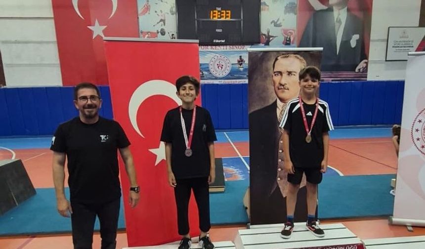Parkurun en hızlıları Sinop Cimnastik Kulübü'nden çıktı