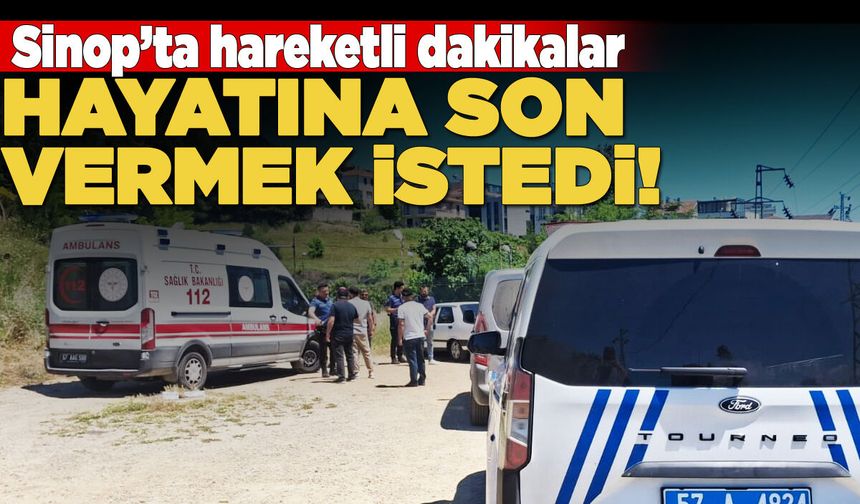 Araç içinde hayatına son vermek istedi