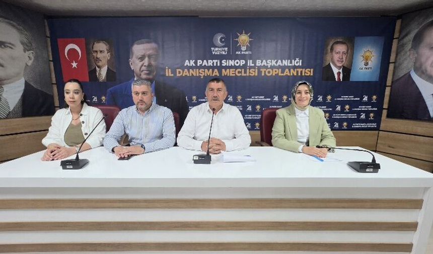 AK Parti Sinop'ta İl Danışma Kurulu Toplantısı Gerçekleştirdi
