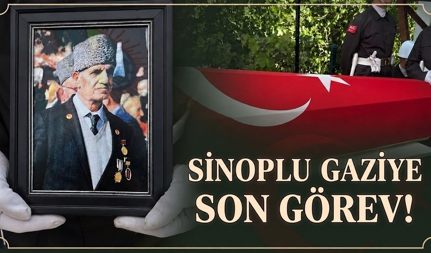 Sinoplu Kıbrıs Gazisi Azem Bayra son yolculuğuna uğurlandı