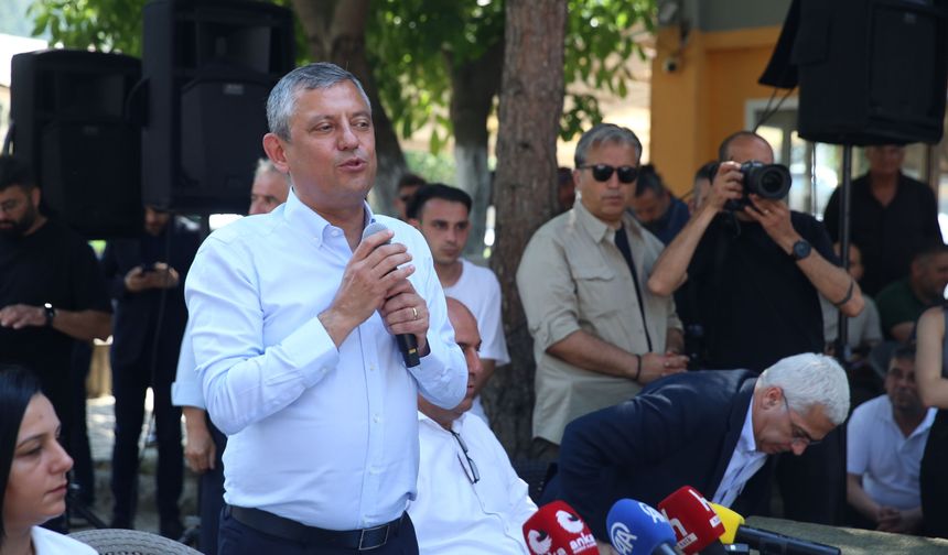 CHP Grup Başkanı Özel, Kastamonu'da vatandaşlarla buluştu