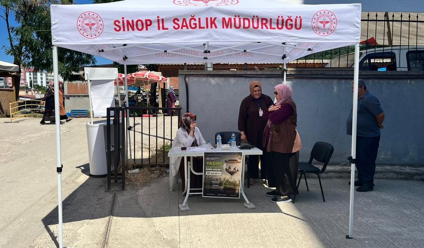 Vatandaşlara hareketin sağlık üzerindeki önemi anlatıldı