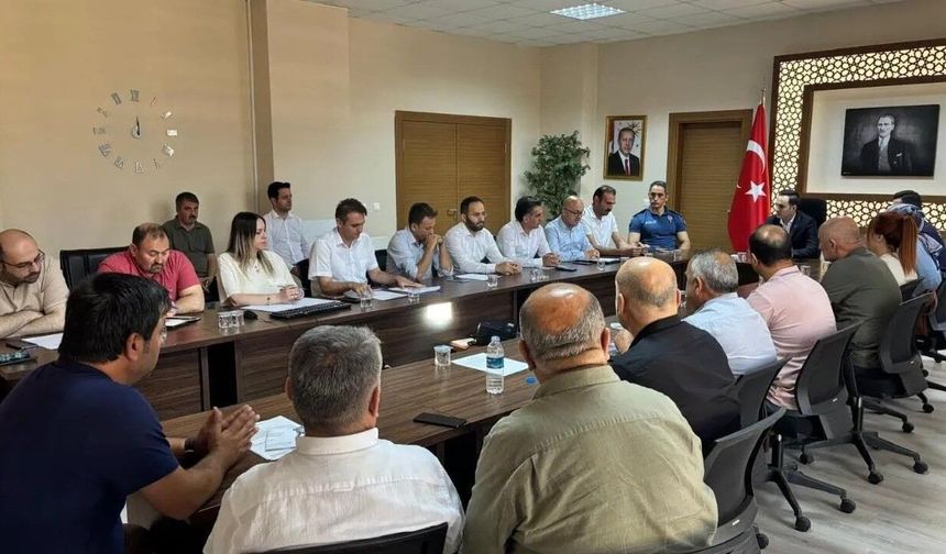 Durağan'da Hayat Boyu Öğrenme kursları toplantısı