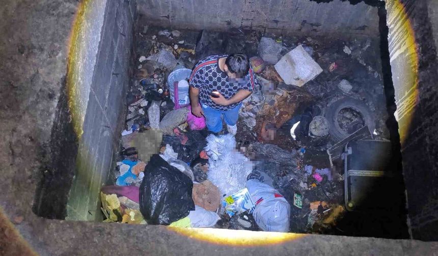 Girdiği inşaatta 4 metrelik kuyuya düştü