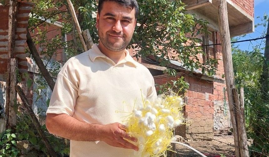İpek böceği üreticisi 1 dönüm araziden 130 bin lira gelir elde ediyor