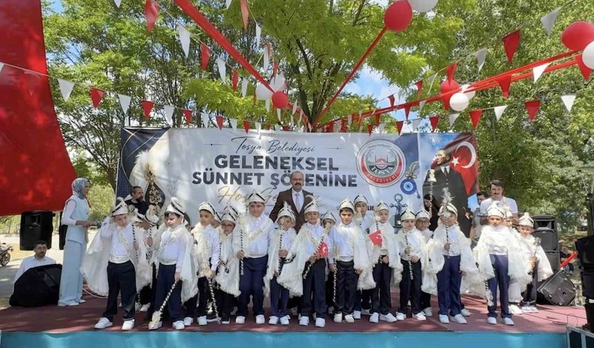 Tosya'da toplu sünnet şenliği