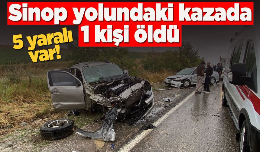 Zincirleme kazada 1 kişi öldü, 5 kişi yaralandı