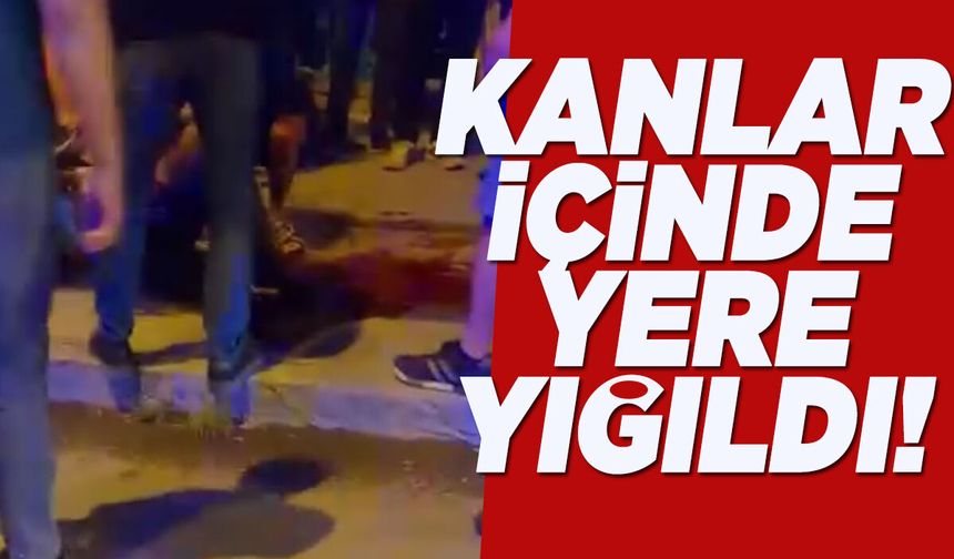 Sinop'ta kanlı kovalamaca: Cadde ortasında bıçaklandı!