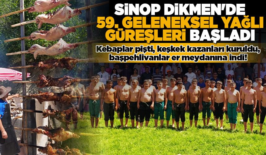 Geleneksel Dikmen Yağlı Güreşleri başladı!