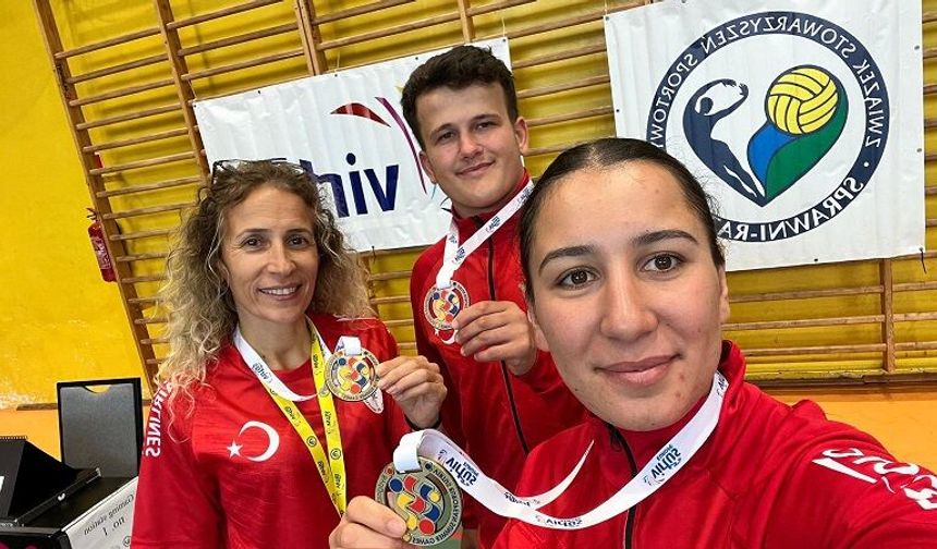 Sinoplu sporculardan Avrupa'da büyük başarı