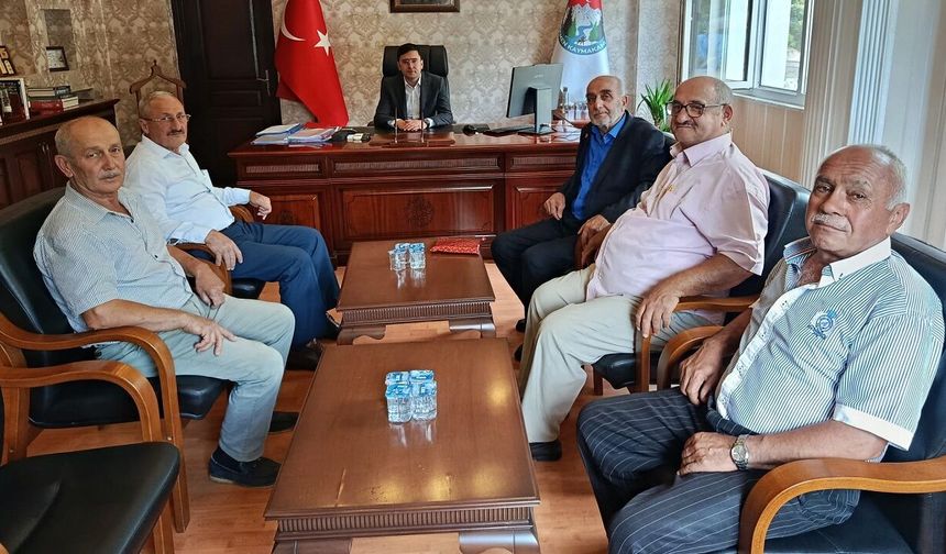 Sinop Saadet Partisi’nden Kaymakam Timur’a ziyaret