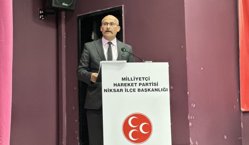 MHP Niksar İlçe Başkanlı Ali Körükçü güven tazeledi