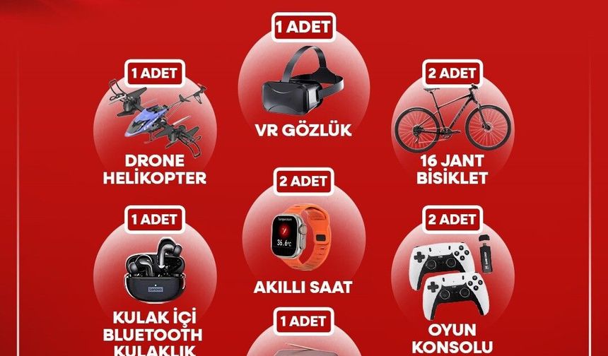 Canik Belediyesi'nden Zafer Bayramı özel çekilişi