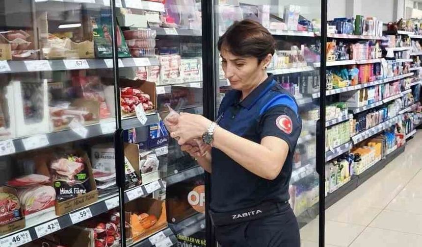Devrek'te market denetimleri
