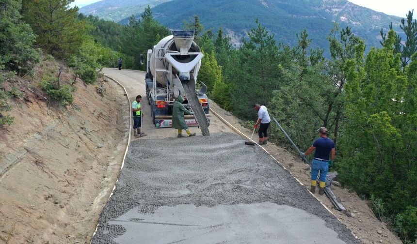 Kısalda beton yol konforu