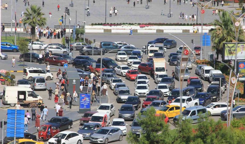 Samsun'da taşıt sayısı yükseldi