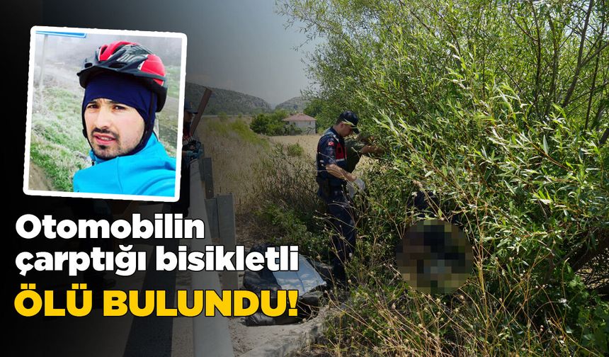 Otomobilin çarptığı bisikletli ölü bulundu