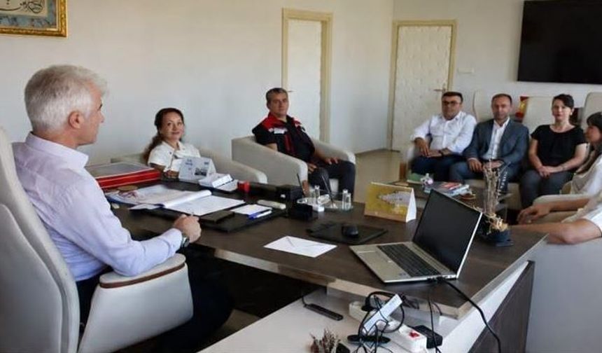 İlçe müdürlerinden Murat Genc’e hayırlı olsun ziyareti