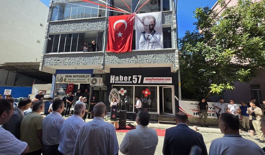 Sinop Flash Haber yeni binasına taşındı