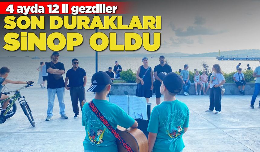 Sinop'ta alkışlar Deniz ve Çağan için yükseldi