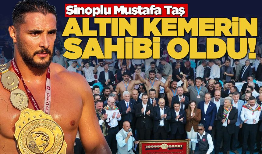 Sinoplu pehlivan Mustafa Taş'tan bir zafer daha!