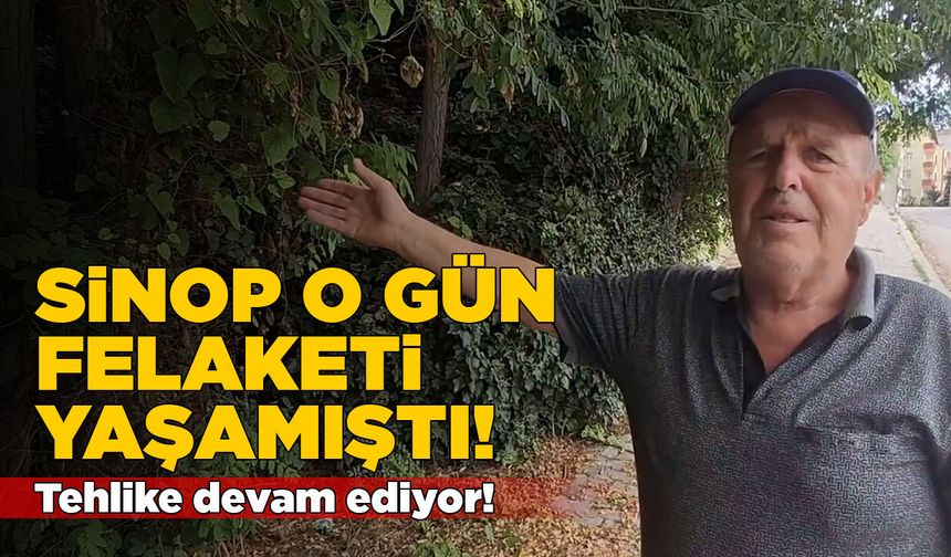 Sinop’ta 40 yıl önce yaşanan felaketin izleri silinmedi!
