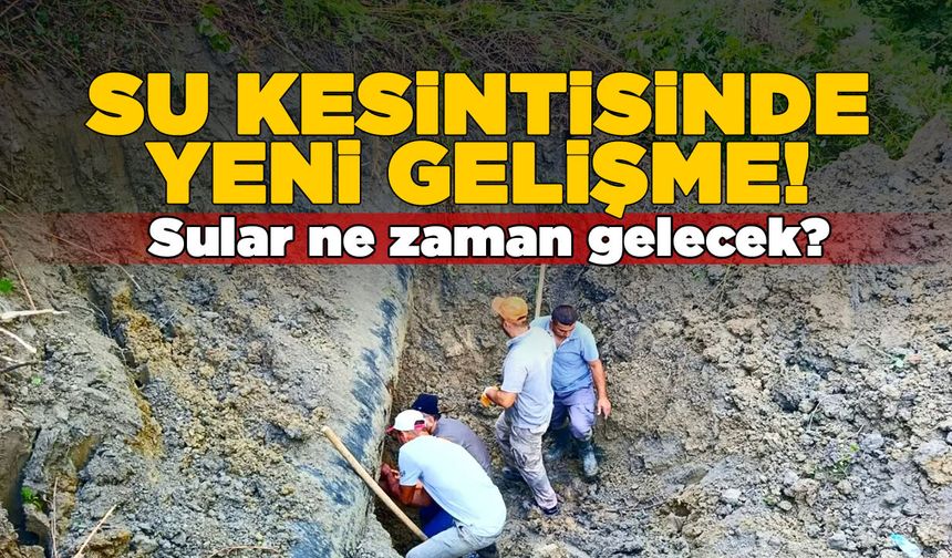 Sinop Belediyesi’nden su kesintisiyle ilgili önemli açıklama