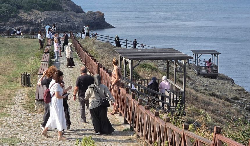 Sinop’un doğal cenneti Hamsilos’ta yaz yoğunluğu