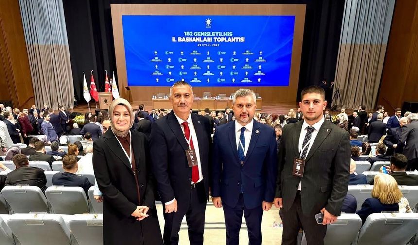 Sinop AK Parti heyeti Ankara’da toplantıya katıldı