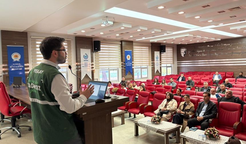 Yeşilay, SASKİ personeline bağımlılıkla mücadele eğitimi verdi