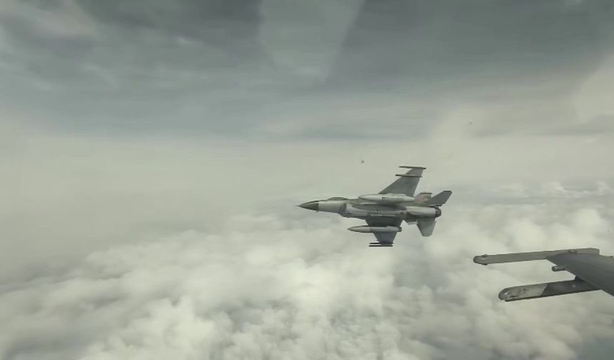 F-16'lar Karadeniz'e havalandı