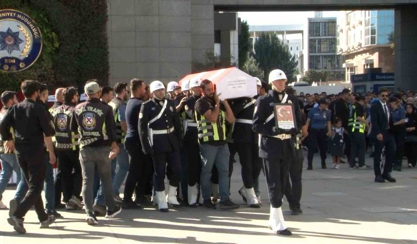 Şehit polis son yolculuğuna uğurlandı