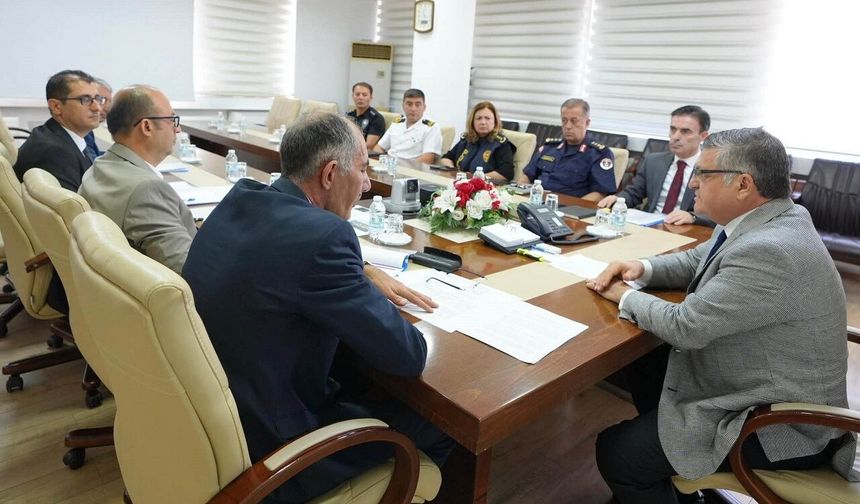 Sinop’ta güvenlik ve asayiş toplantısı düzenlendi