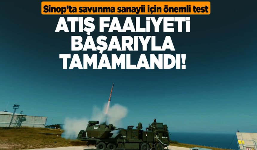 Göklerin yeni savunucusu GÜRZ, Sinop’ta saha faaliyetinde