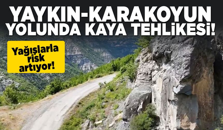 Sinop’ta Korkutan Güzergâh! Kayalar Her An Yola Düşebilir