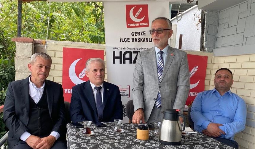 Yeniden Refah Partisi, Gerze'de il divan toplantısı düzenledi