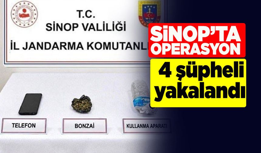 Yasaklı madde operasyonlarında 4 şüpheli yakalandı