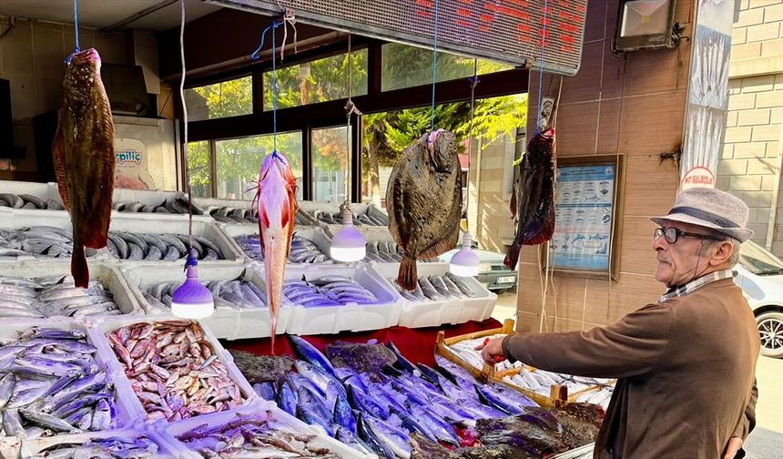 Sinop'ta balıkçı tezgahları kalkanla süslendi