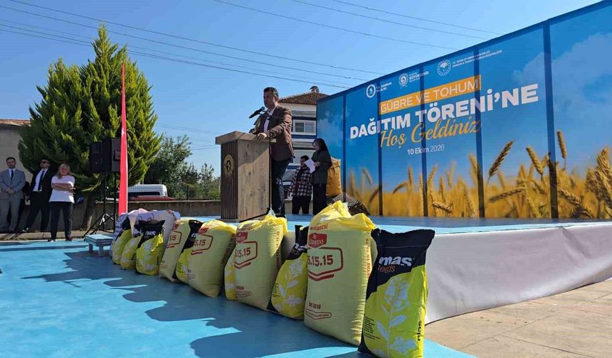 1757 üreticiye tohum ve gübre desteği