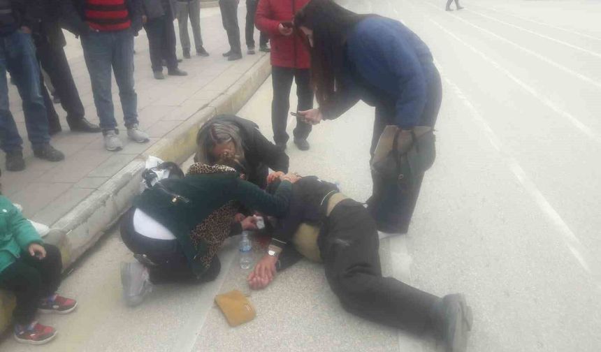 Kastamonu'da otomobil yayaya çarptı