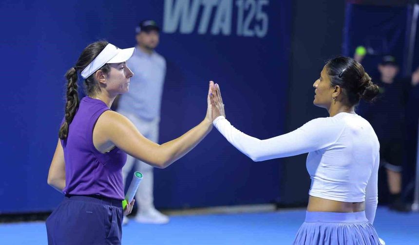 Samsun Open WTA 125'te şampiyonlar belli oldu
