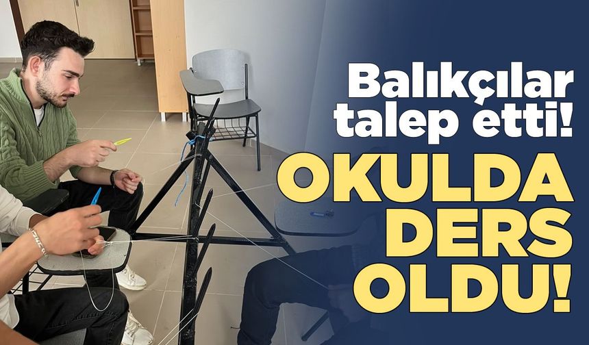 Sinop Üniversitesi öğrencileri balıkçılardan ağ örmeyi öğrendi!