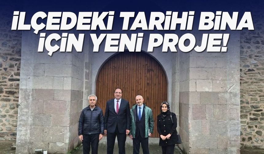 İlçedeki tarihi yapı için kütüphane fikri masaya yatırıldı