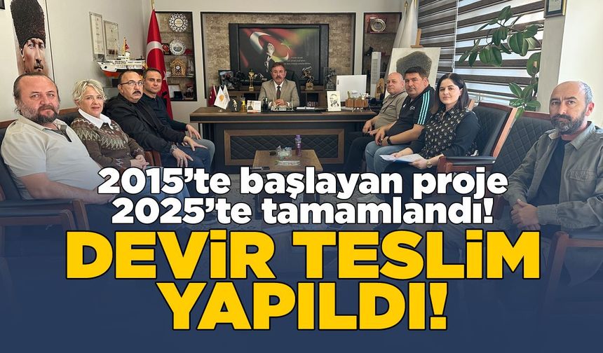 Erfelek İçme Suyu Projesi Gerze Belediyesi’ne devredildi