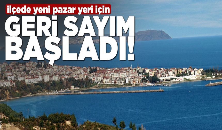 İlçede yeni pazar yeri için geri sayım başladı!