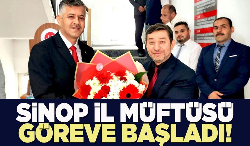 Sinop İl Müftüsü Arslaner görevine başladı