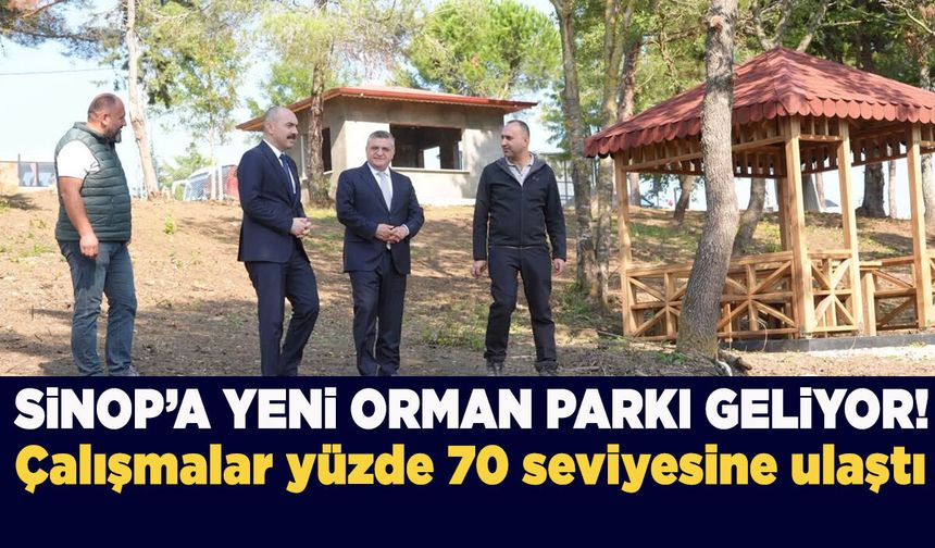 Sinop’a yeni orman parkı geliyor!