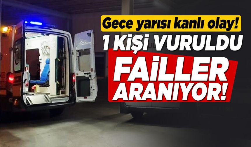 Gece yarısı kanlı olay! Ekipler harekete geçti