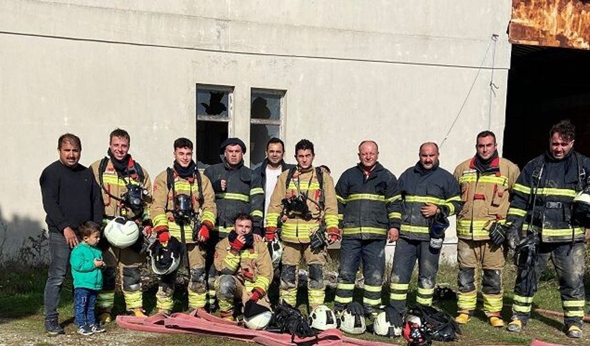 Sinop itfaiyesinden arama ve kurtarma eğitimi